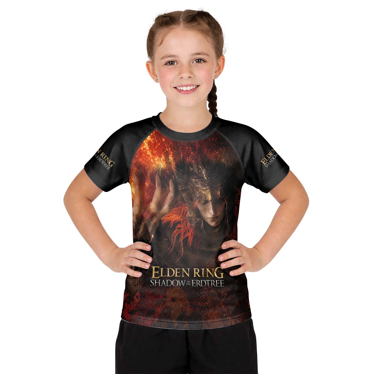 Elden Ring Shadow of Erdtree Kid Rash Guard