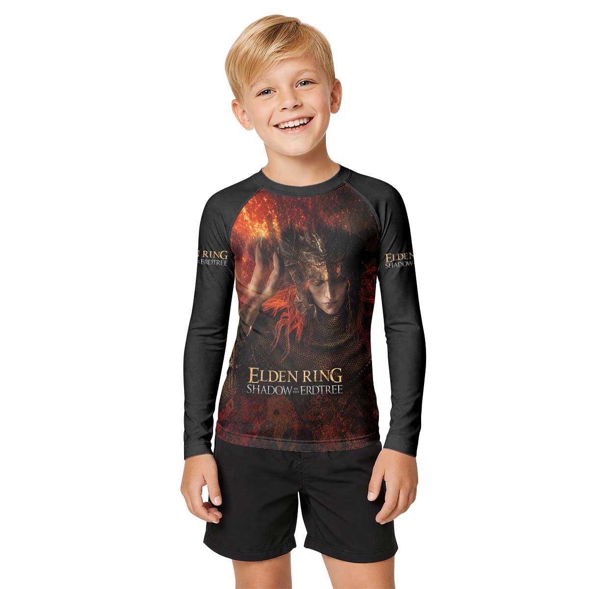  Elden Ring Shadow of Erdtree Kid Rash Guard