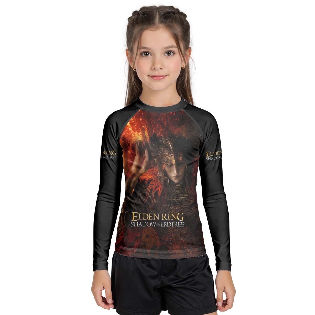  Elden Ring Shadow of Erdtree Kid Rash Guard