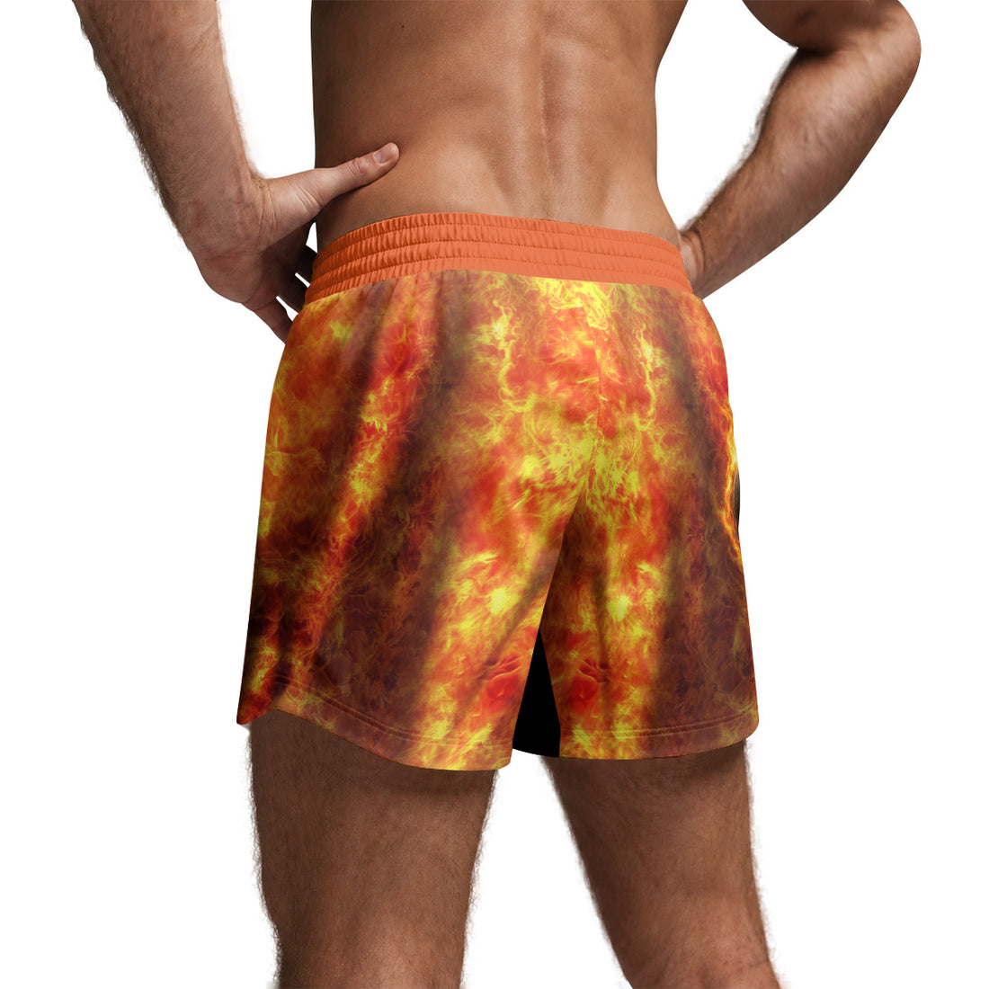 Fantastic 4 Human Torch Grappling Shorts