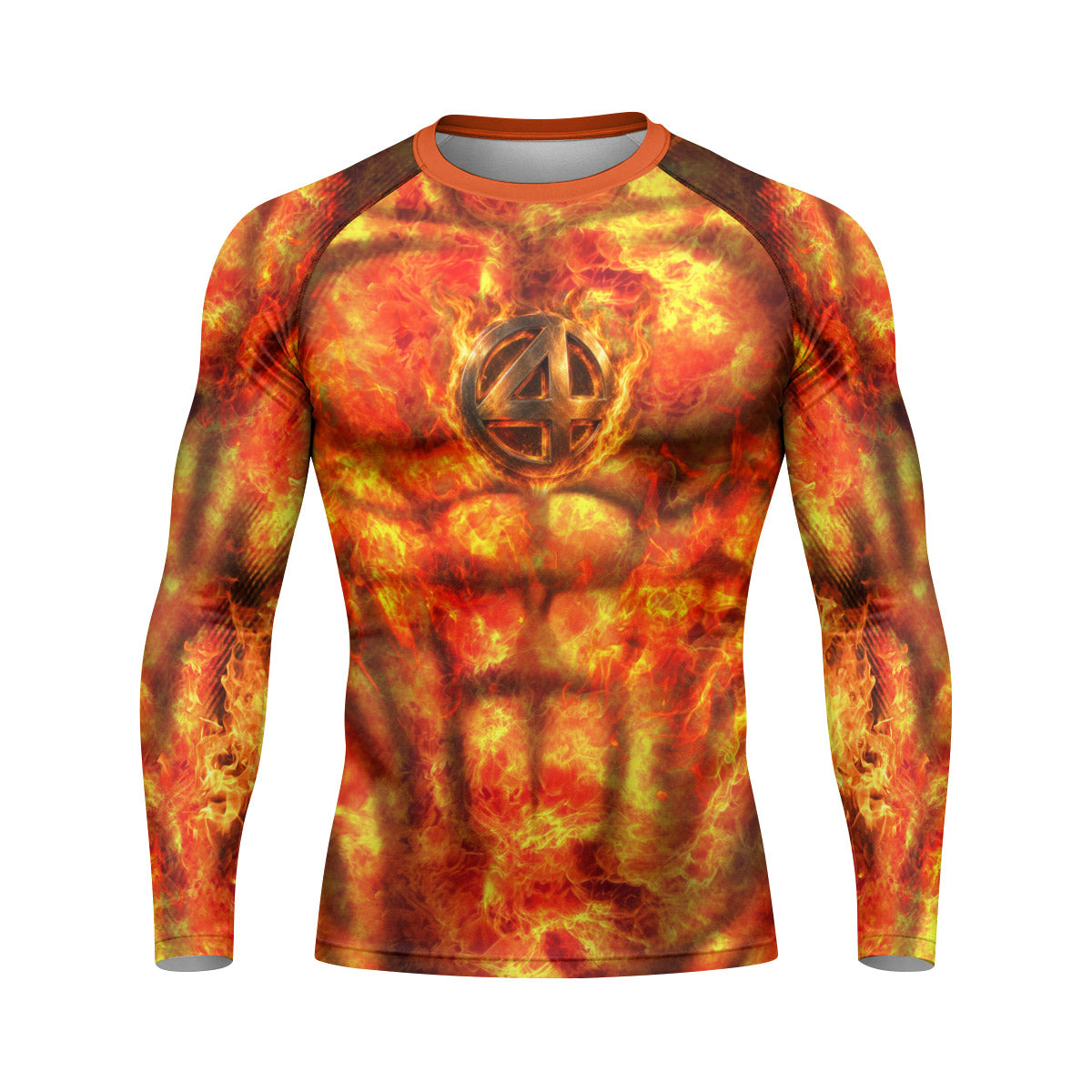 Fantastic 4 Human Torch Rash Guard