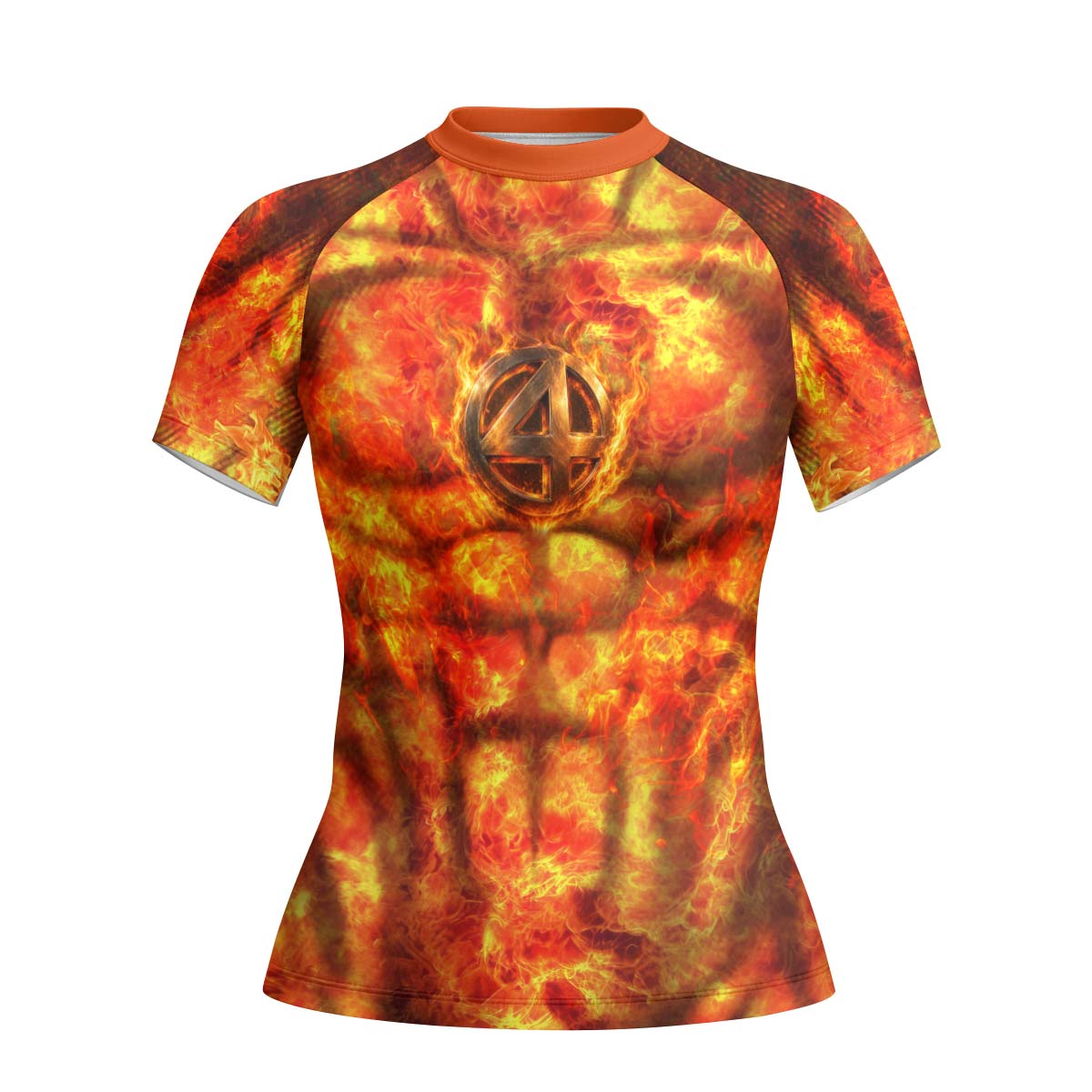 Fantastic 4 Human Torch Rash Guard