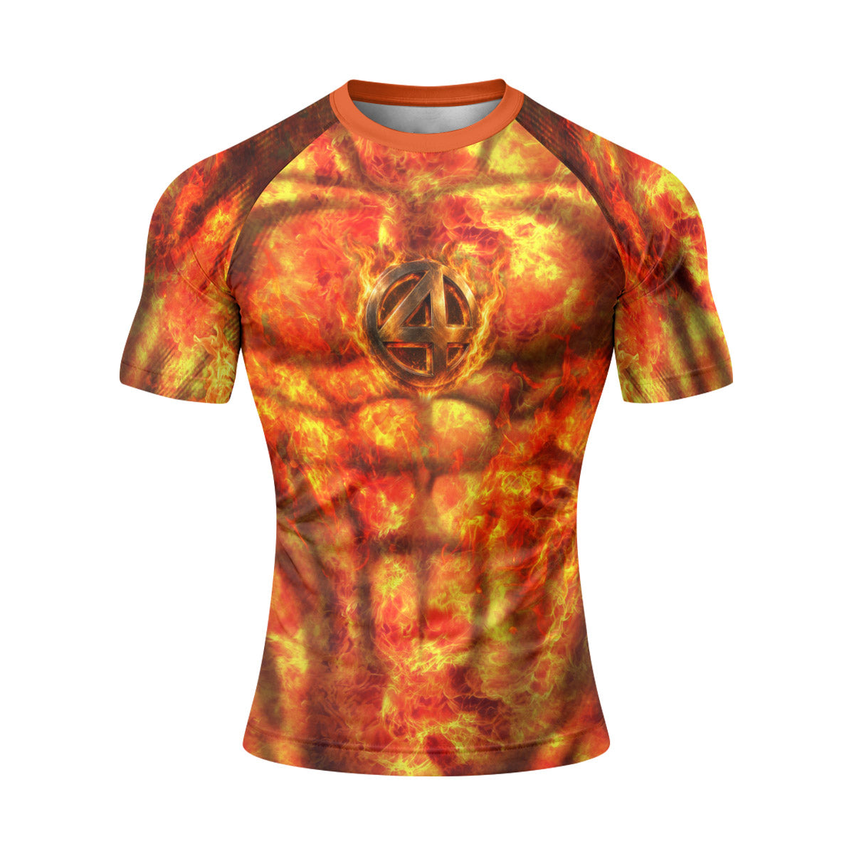 Fantastic 4 Human Torch Rash Guard