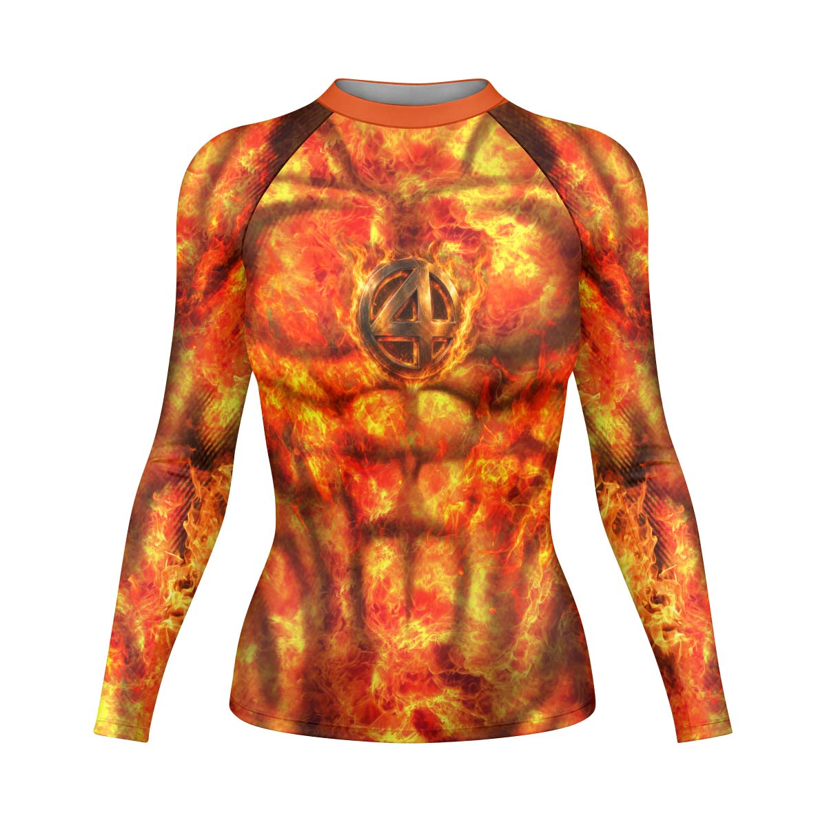 Fantastic 4 Human Torch Rash Guard
