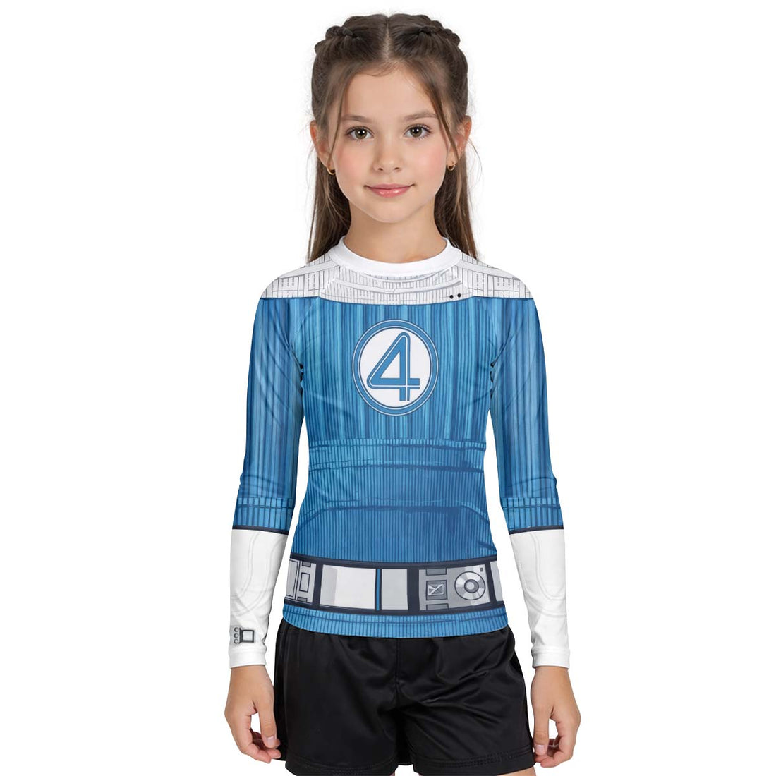  Fantastic 4 Invisible Women Kid Rash Guard