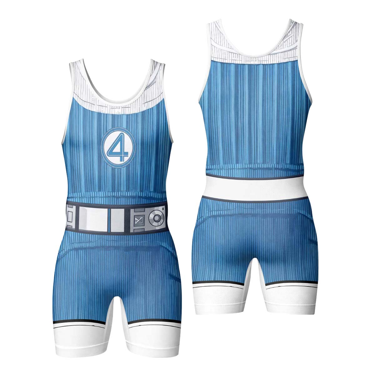 Fantastic 4 Invisible Women Wrestling Singlet
