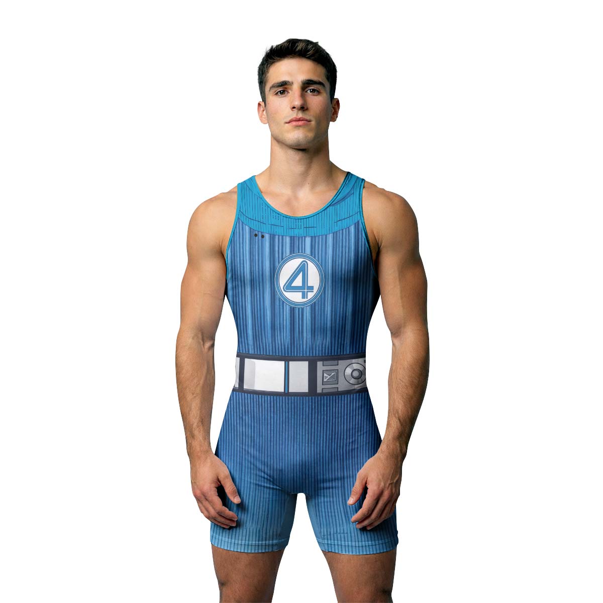  Fantastic 4 Mr Fantastic Wrestling Singlet