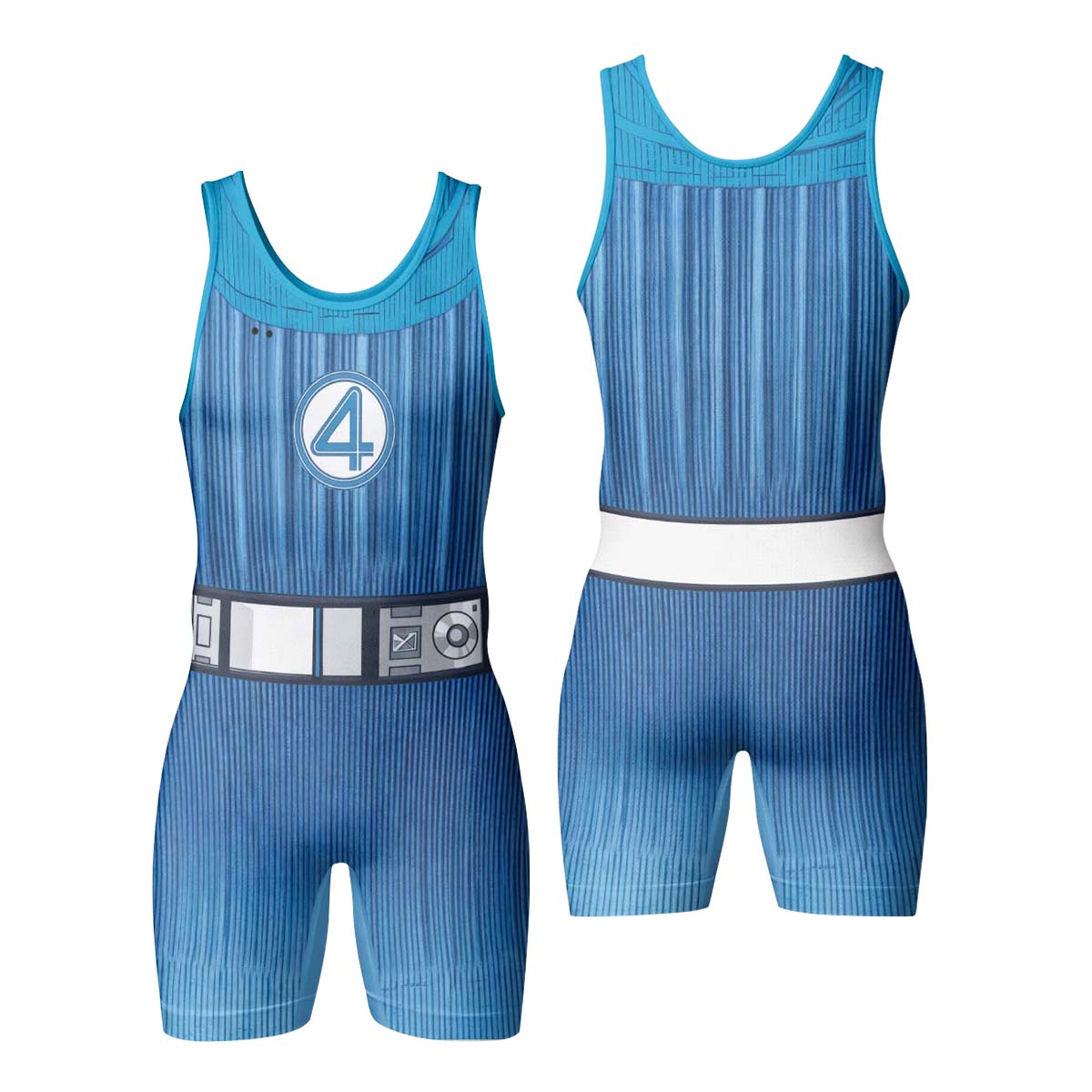  Fantastic 4 Mr Fantastic Wrestling Singlet