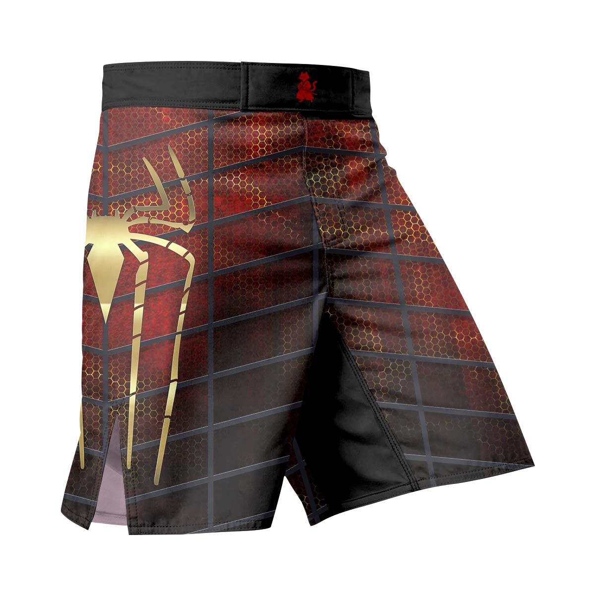 Golden Spider Man Fight Shorts