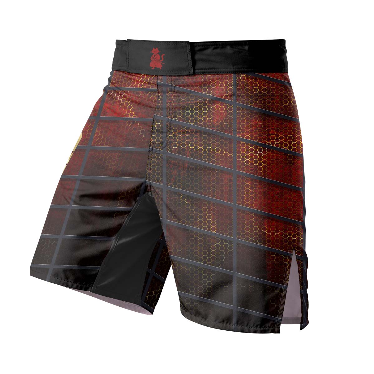 Golden Spider Man Fight Shorts