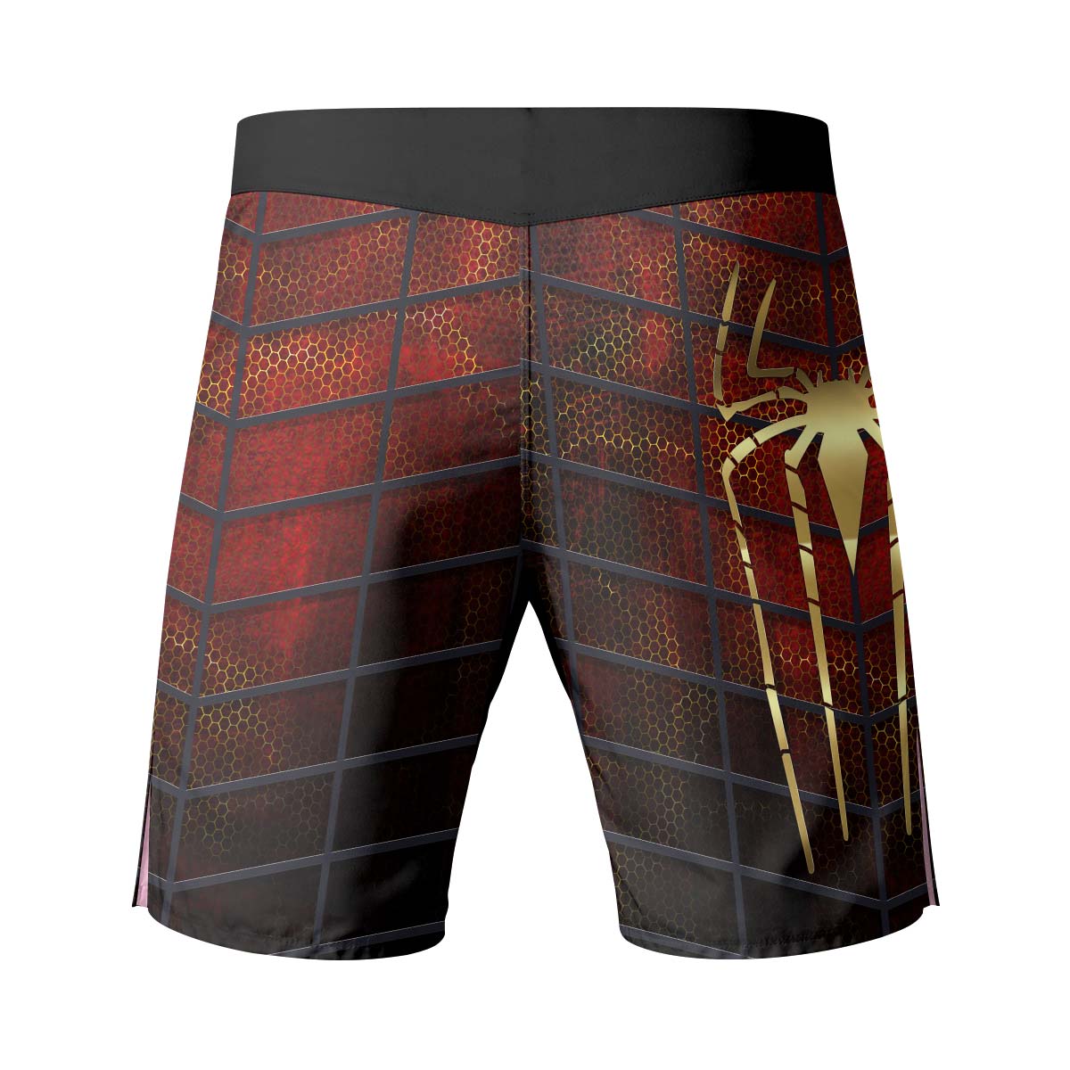 Golden Spider Man Fight Shorts