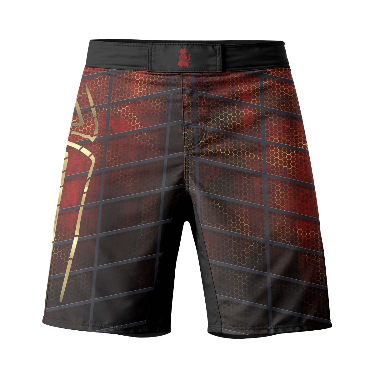 Golden Spider Man Fight Shorts