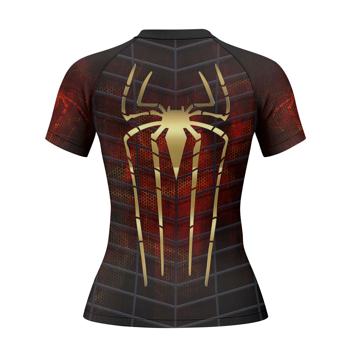 Golden Spider Man Rash Guard