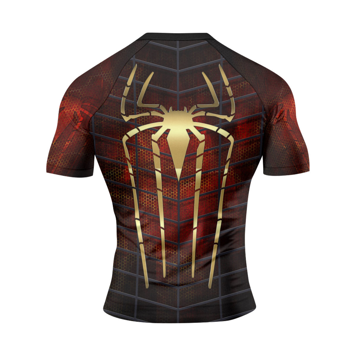 Golden Spider Man Rash Guard