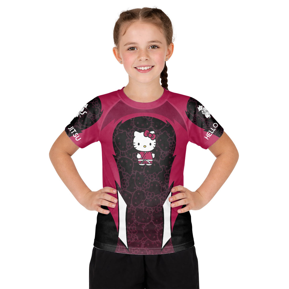 Hello Jiu Jitsu Kid Rash Guard