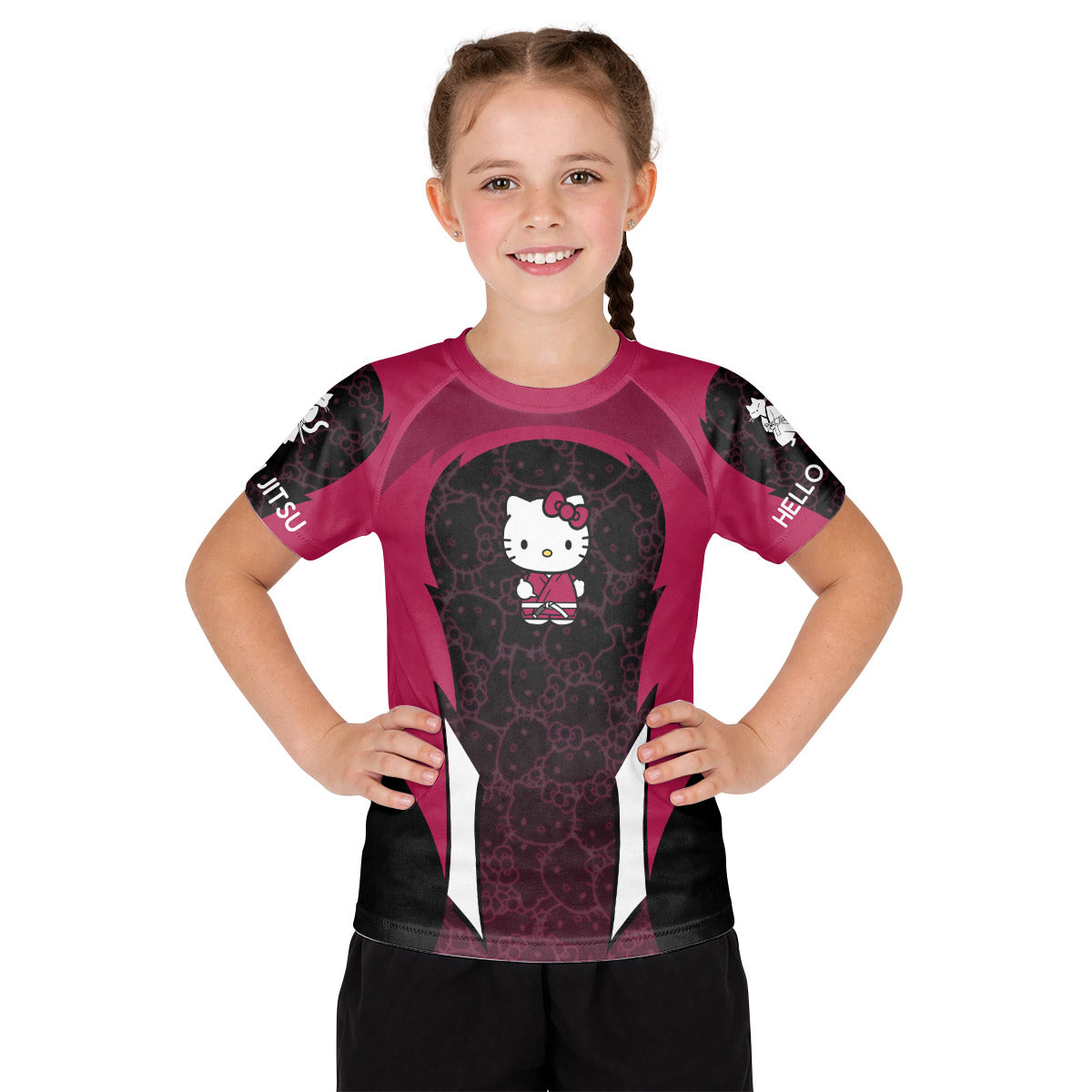 Hello Jiu Jitsu Kid Rash Guard