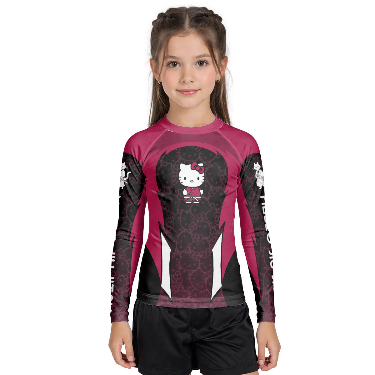 Hello Jiu Jitsu Kid Rash Guard