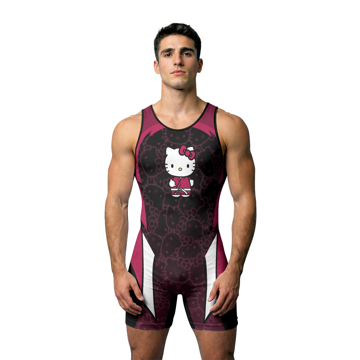 Hello Jiu Jitsu Wrestling Singlet