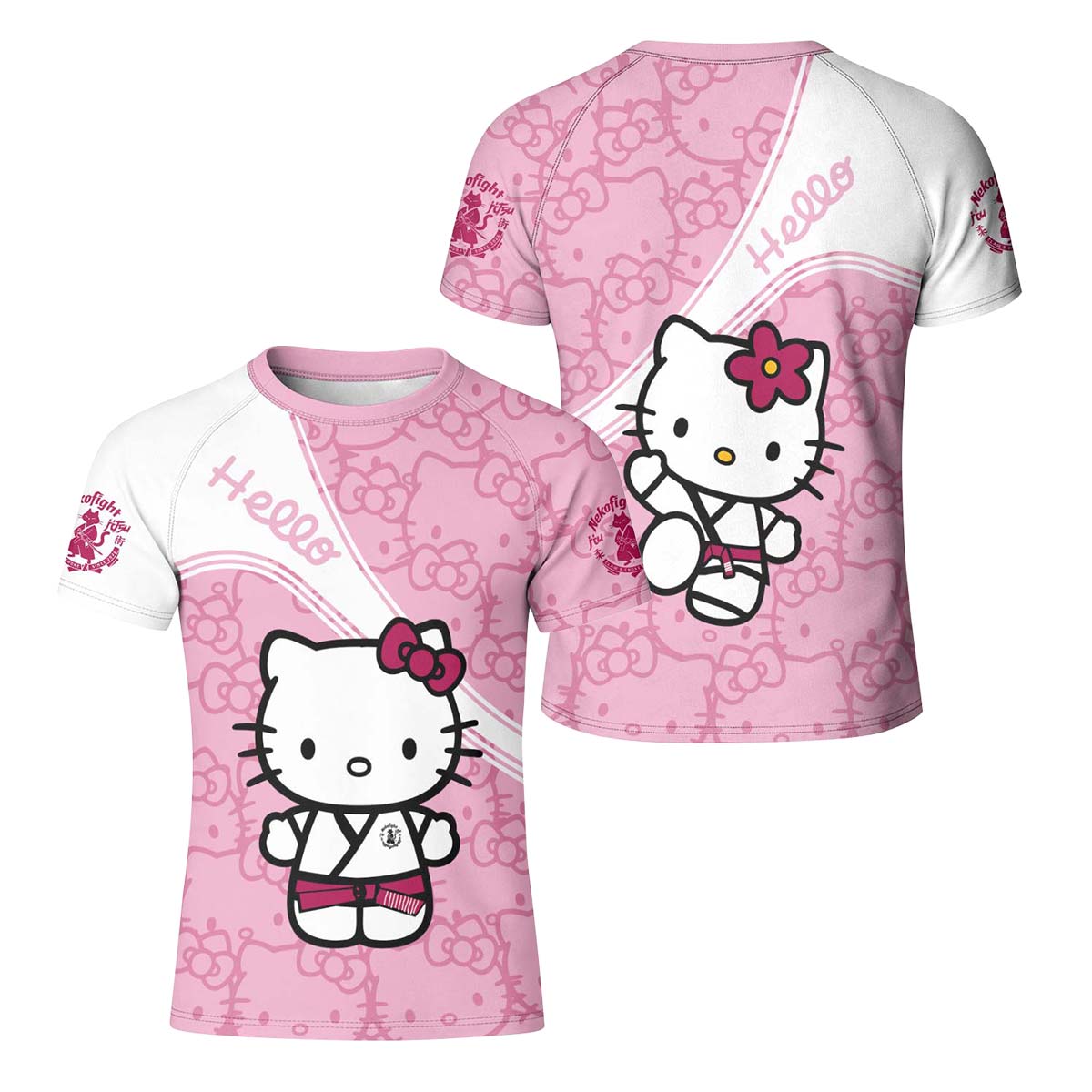 Hello Kitty BJJ Kid Rash Guard
