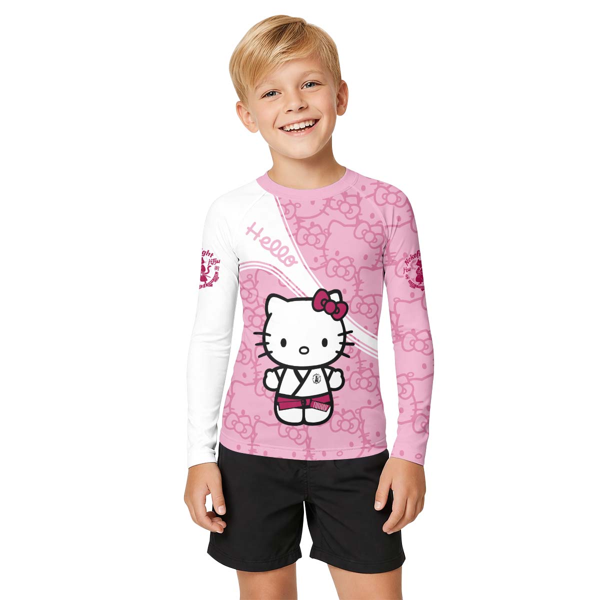 Hello Kitty BJJ Kid Rash Guard