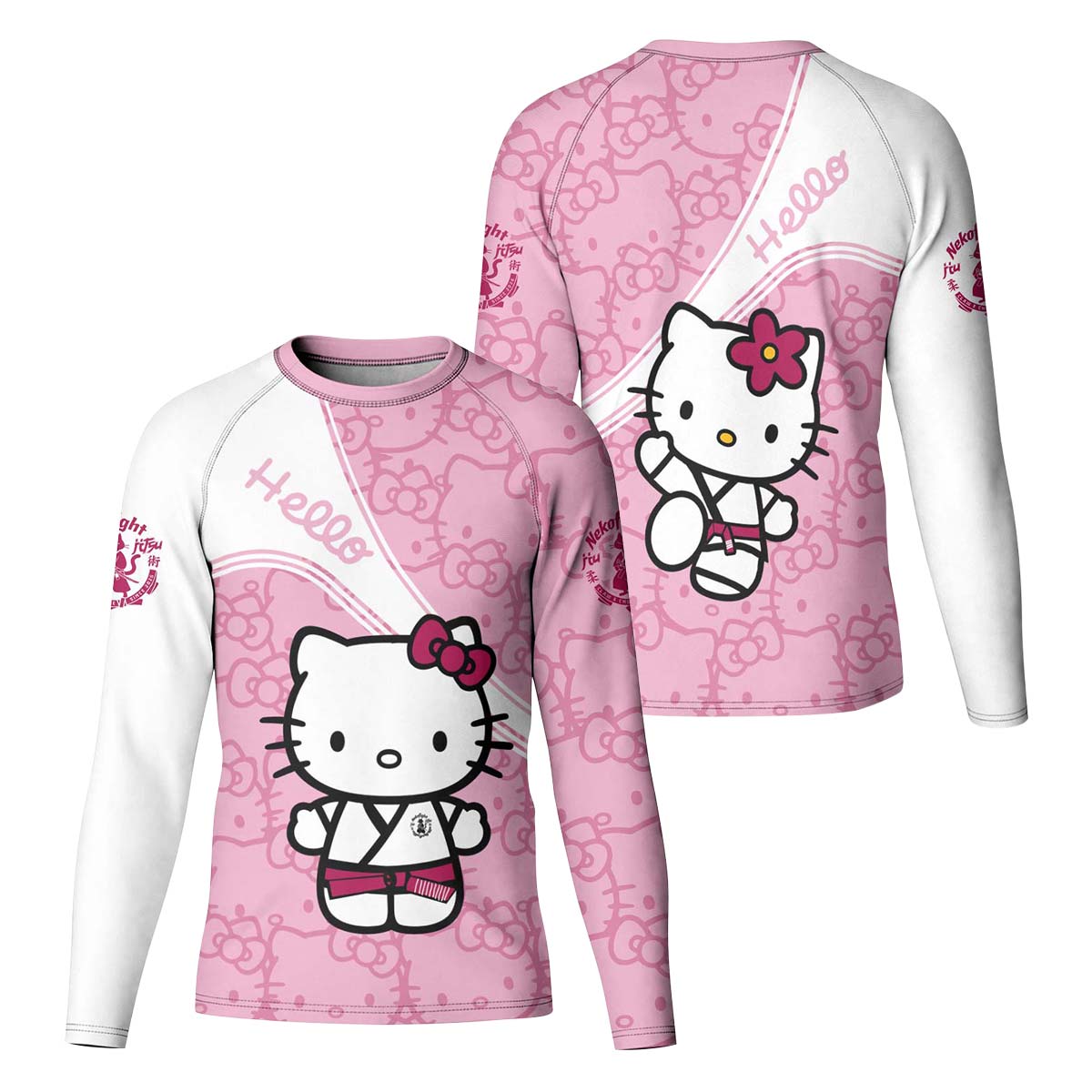 Hello Kitty BJJ Kid Rash Guard