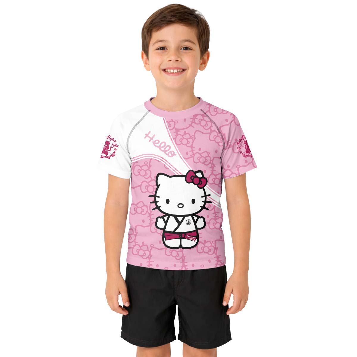 Hello Kitty BJJ Kid Rash Guard