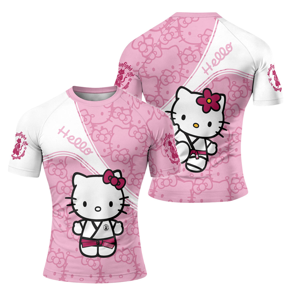 Hello Kitty BJJ Rash Guard