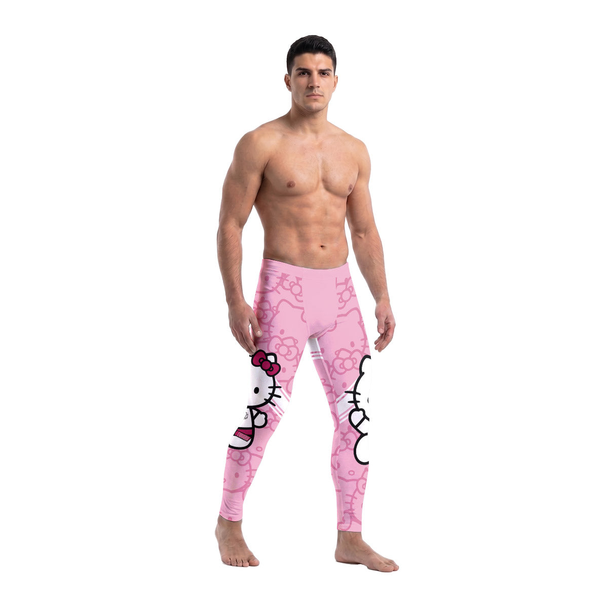 Hello Kitty BJJ Men's Compression Leggings