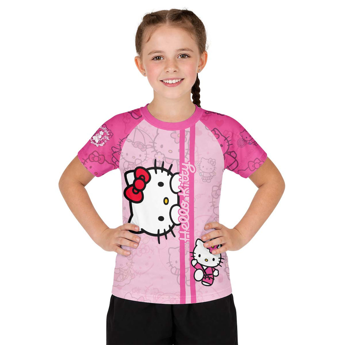 Hello Kitty Brazilian Jiu Jitsu Kid Rash Guard