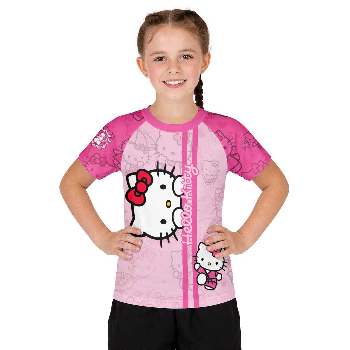 Hello Kitty Brazilian Jiu Jitsu Kid Rash Guard