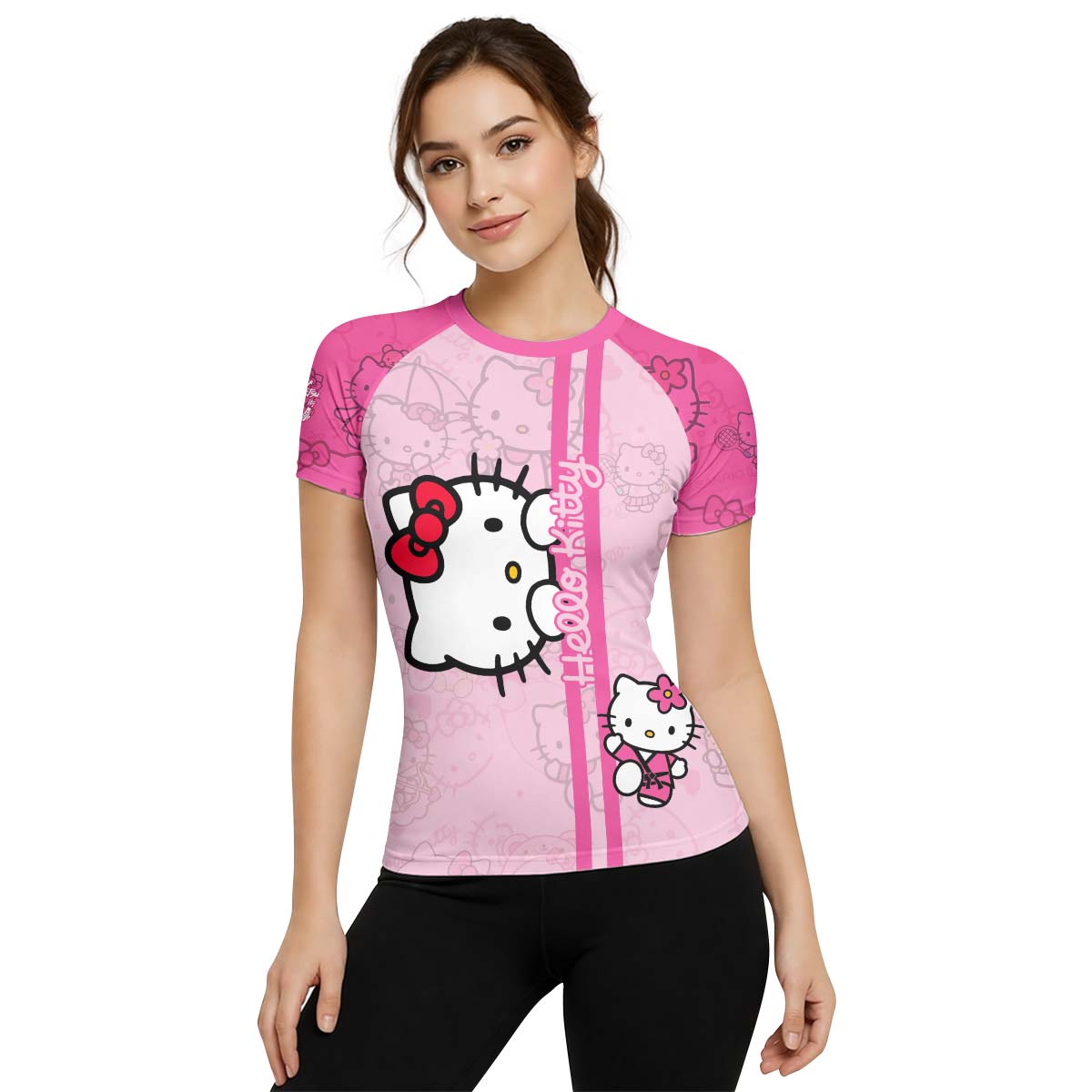 Hello Kitty Brazilian Jiu Jitsu Rash Guard
