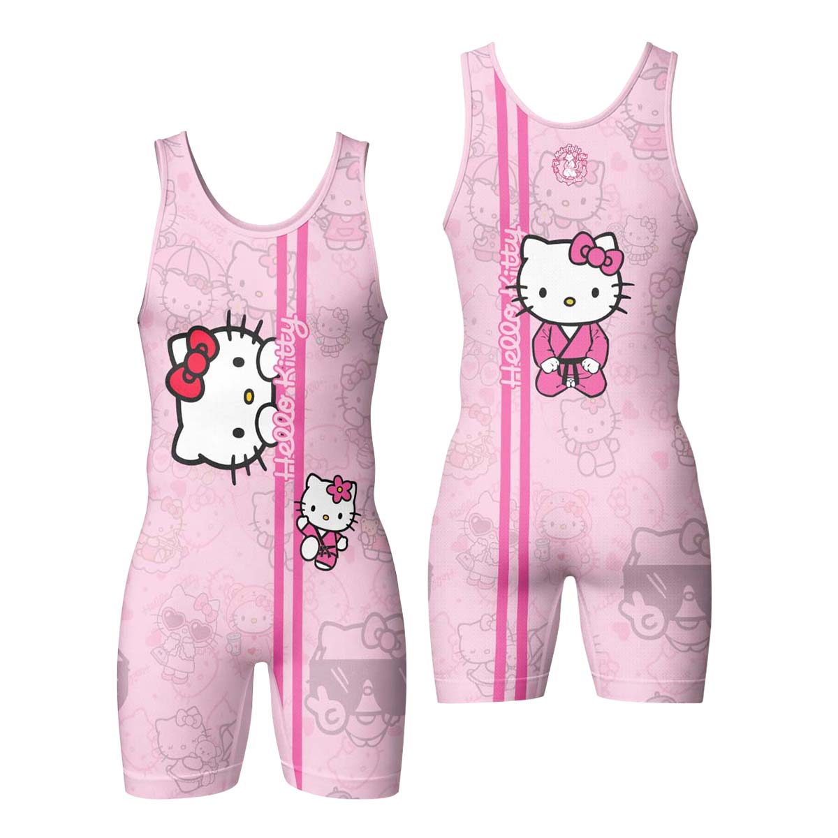 Hello Kitty Brazilian Jiu Jitsu Wrestling Singlet
