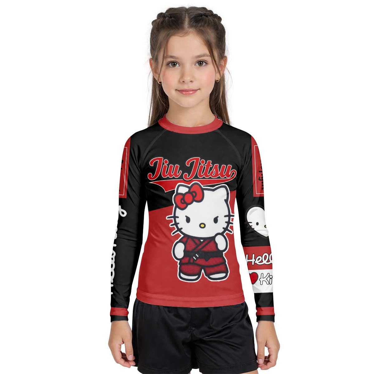 Hello Kitty Jiu Jitsu Kid Rash Guard