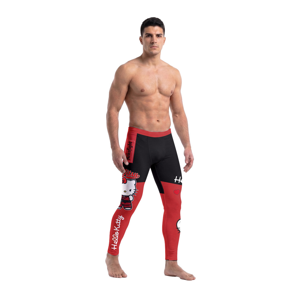 Hello Kitty Jiu Jitsu Men's Compression Leggings
