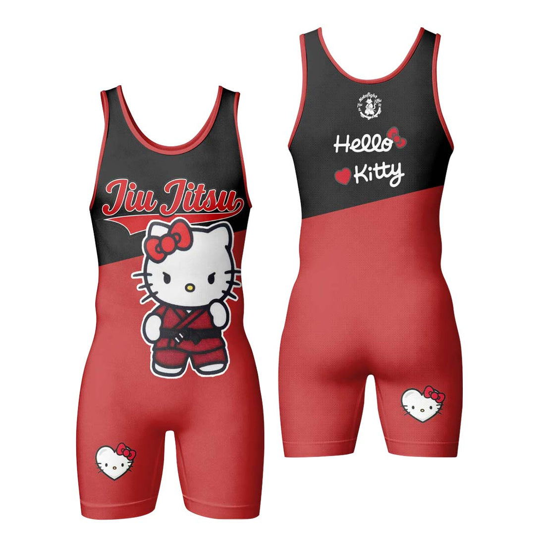 Hello Kitty Jiu Jitsu Wrestling Singlet