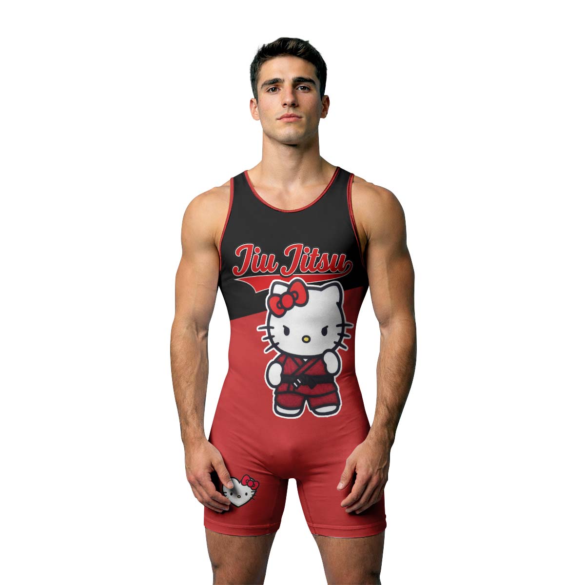 Hello Kitty Jiu Jitsu Wrestling Singlet