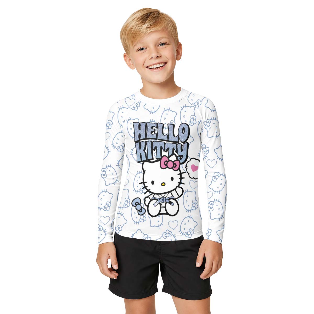 Hello Kitty Martial Arts Kid Rash Guard