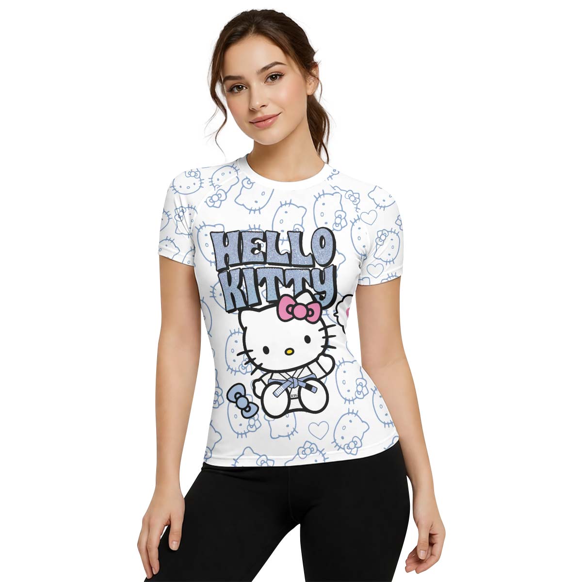 Hello Kitty Martial Arts Rash Guard