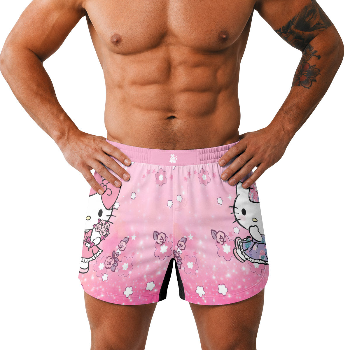  Hello Kitty Pink Fantasy Grappling Shorts