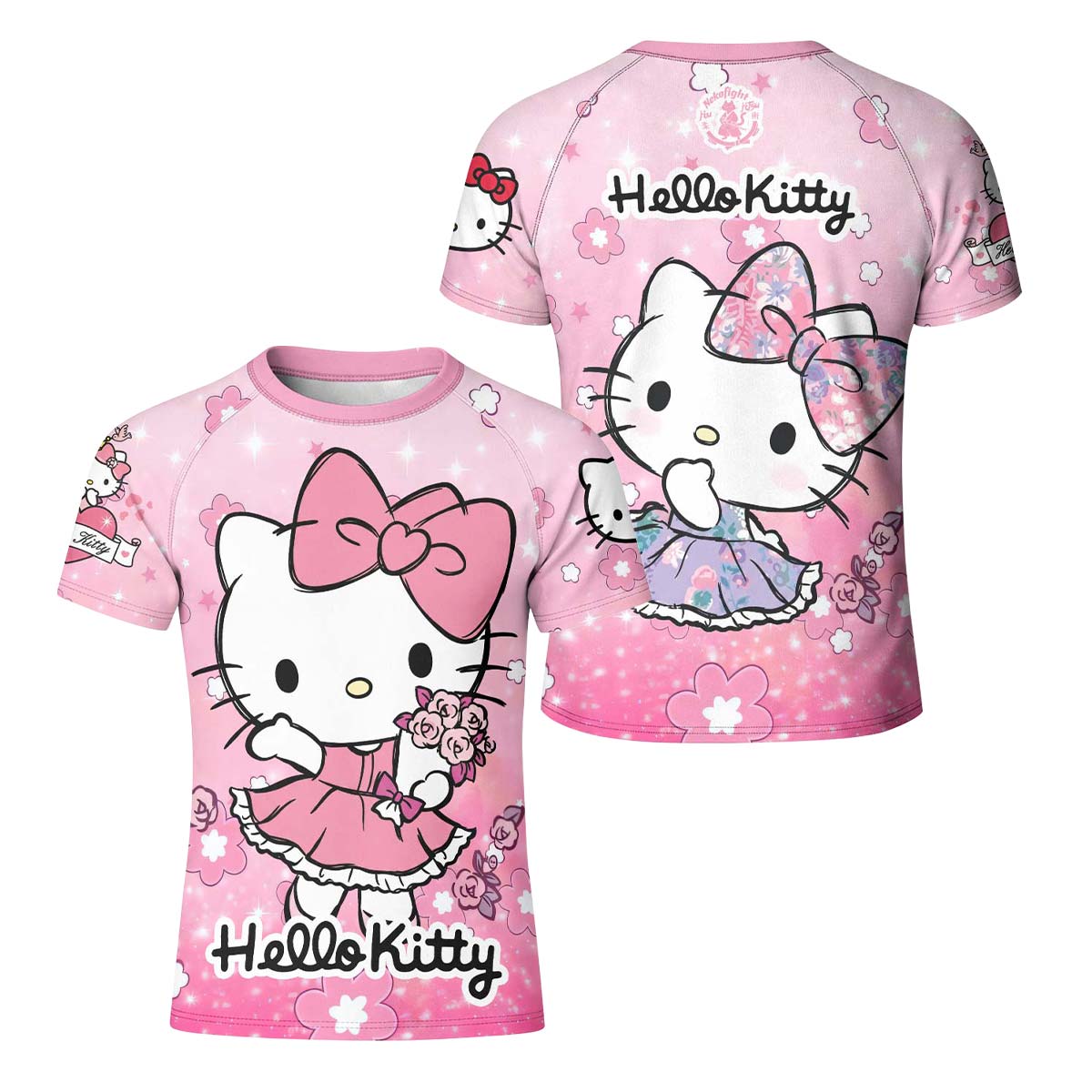 Hello Kitty Pink Fantasy Kid Rash Guard
