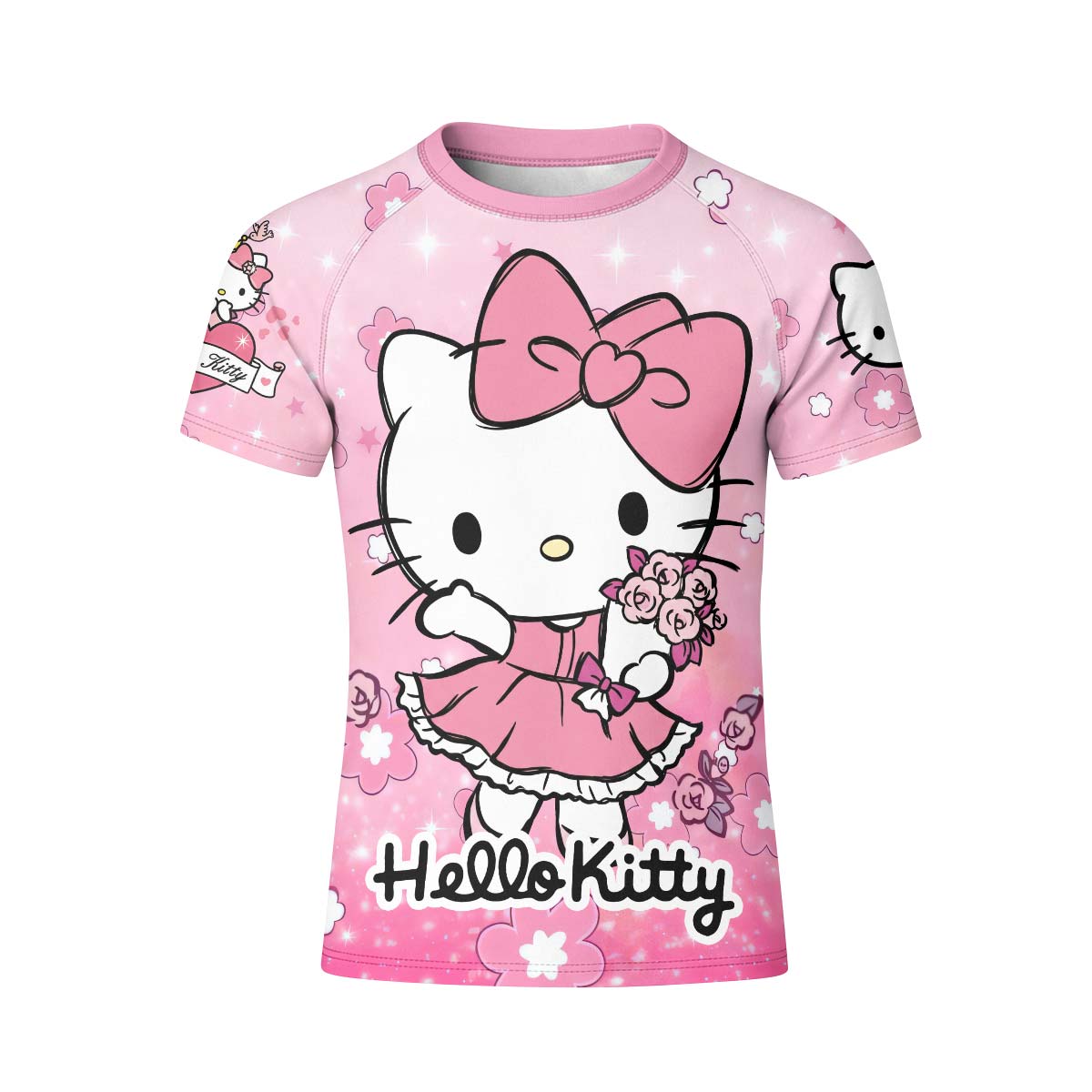  Hello Kitty Pink Fantasy Kid Rash Guard