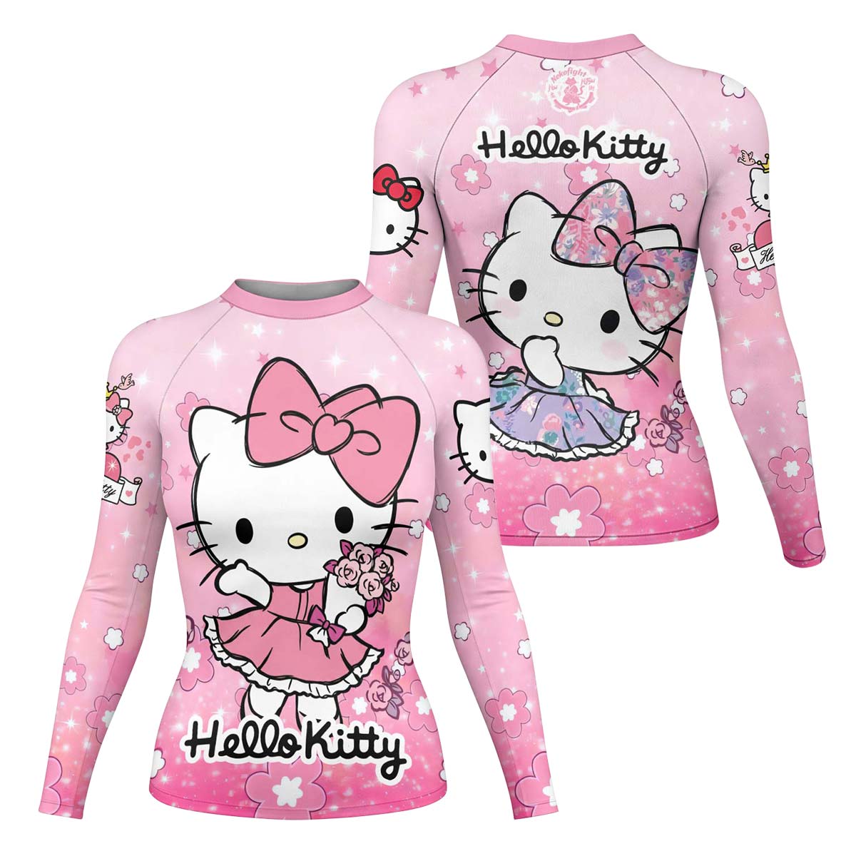  Hello Kitty Pink Fantasy Rash Guard