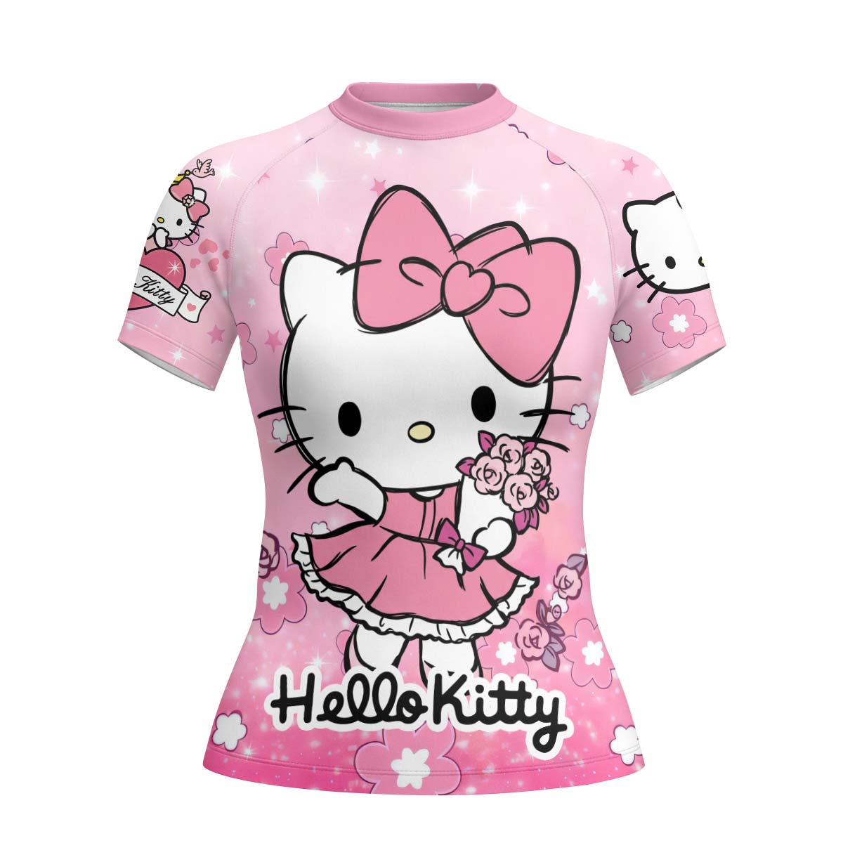  Hello Kitty Pink Fantasy Rash Guard