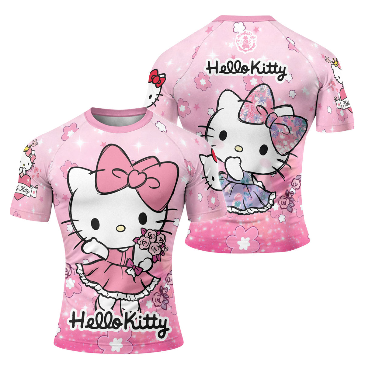  Hello Kitty Pink Fantasy Rash Guard