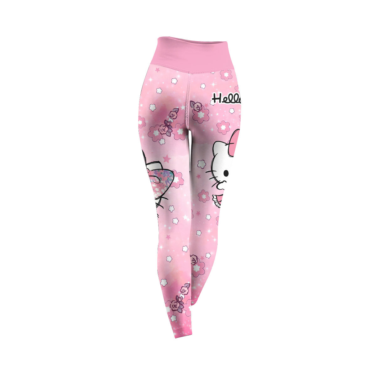  Hello Kitty Pink Fantasy Women's Leggings