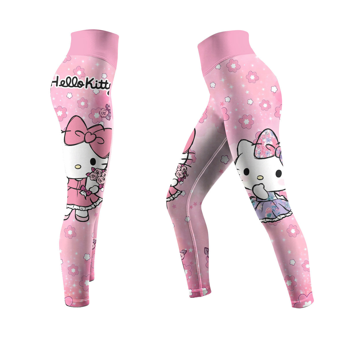  Hello Kitty Pink Fantasy Women's Leggings