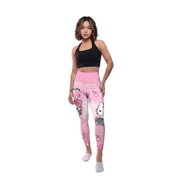 Hello Kitty Pink Fantasy Women's Leggings