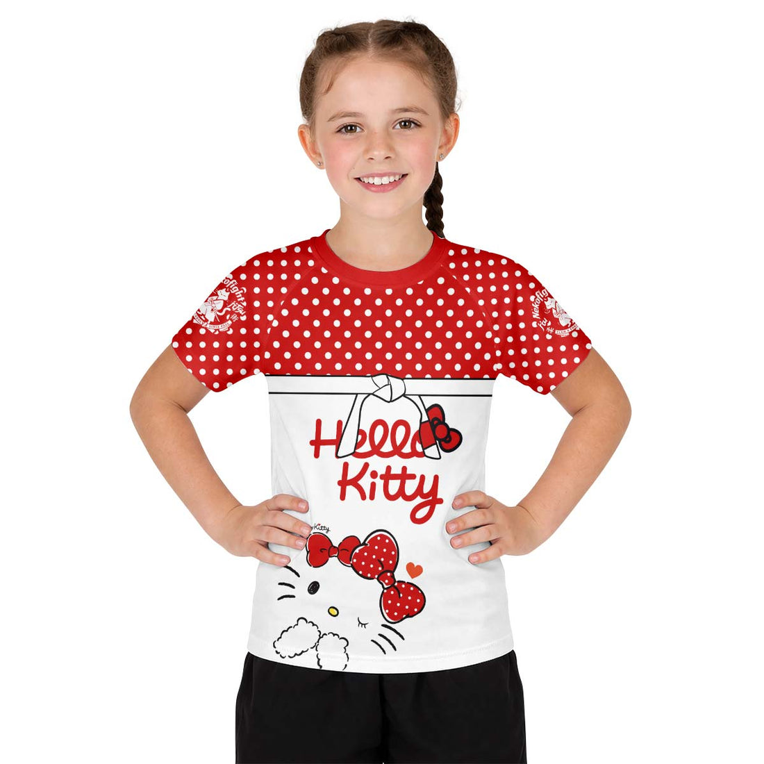 Hello Kitty Polka Dot Kid Rash Guard