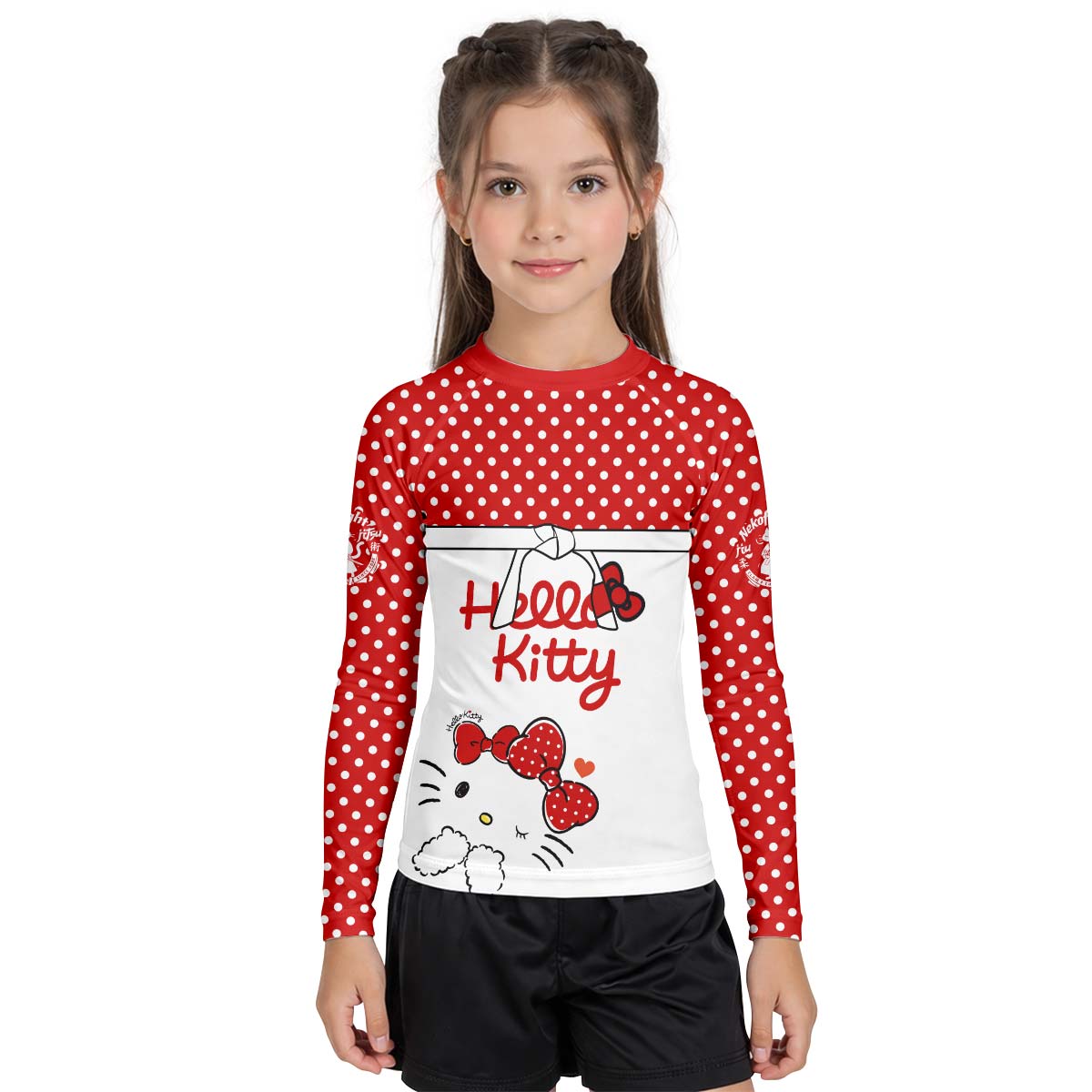 Hello Kitty Polka Dot Kid Rash Guard