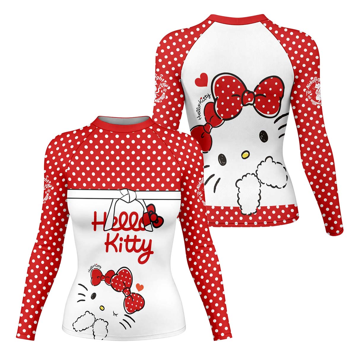 Hello Kitty Polka Dot Rash Guard